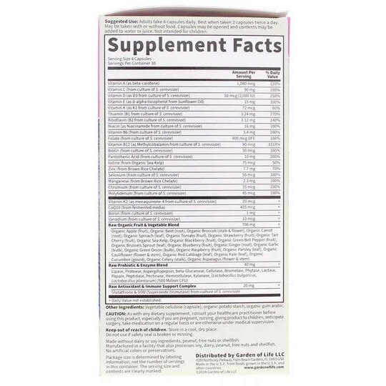 Vitamin Code 50 & Wiser Women Multivitamin, GOL